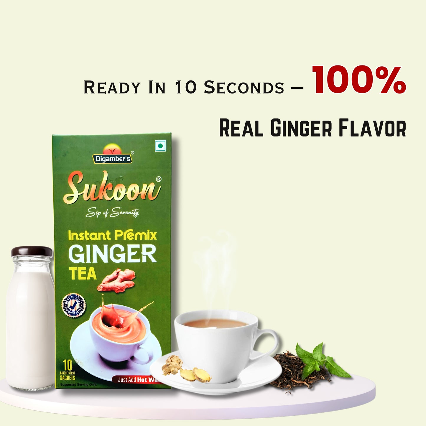 Sukoon Ginger Instant Tea