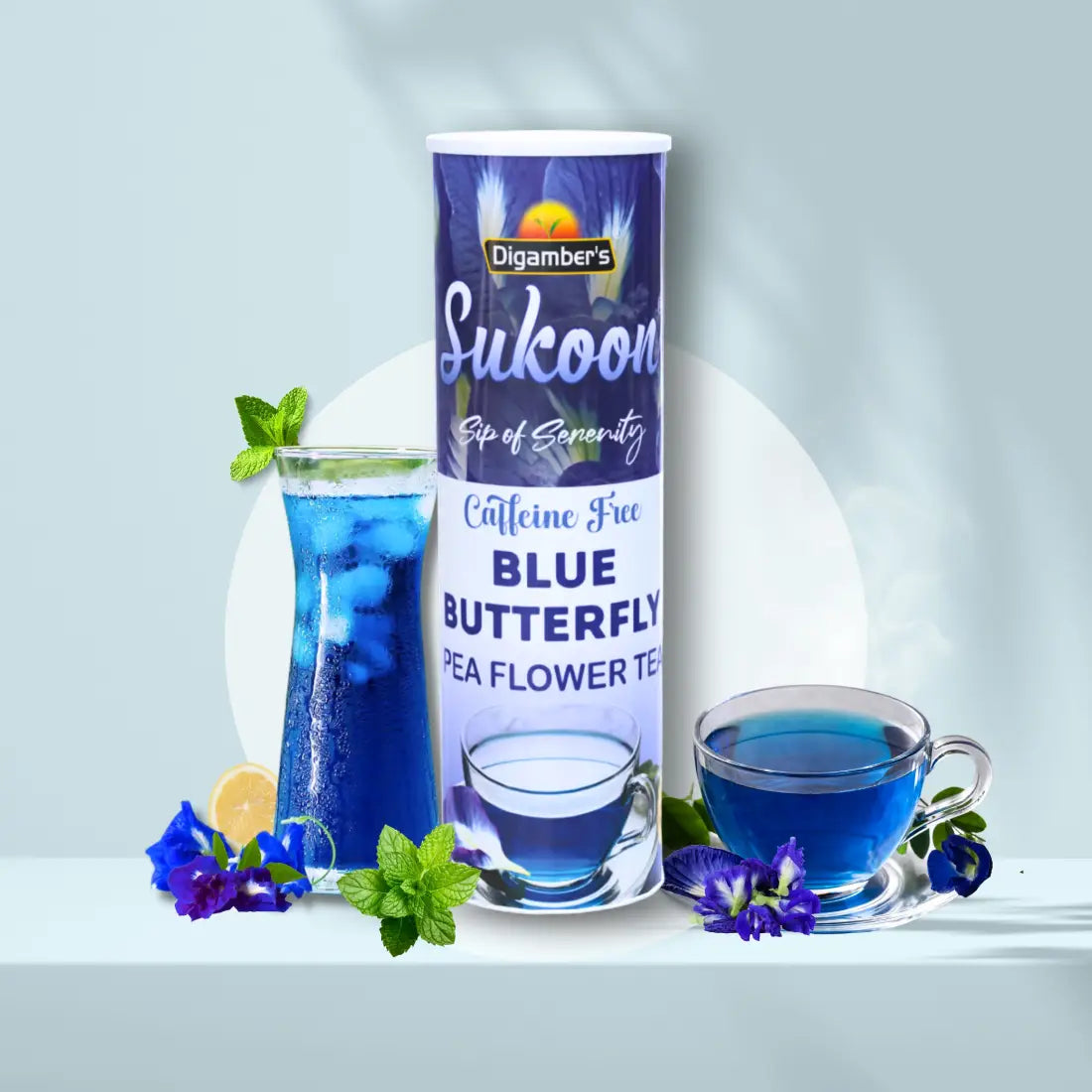 Sukoon Blue Pea Mint Tea- 25gm