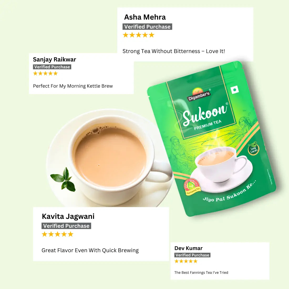 Sukoon CTC Fannings Tea- 250gm