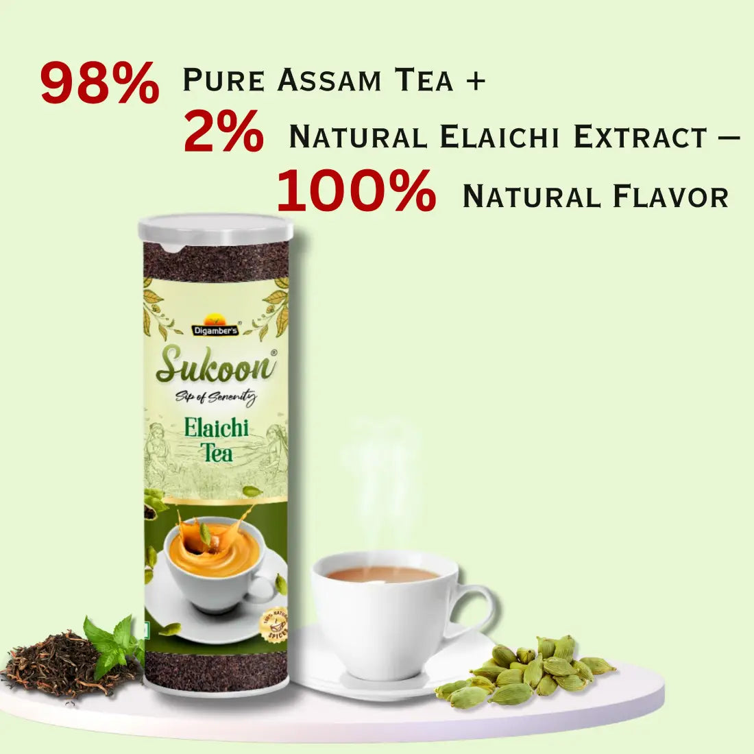 Sukoon Premium Elaichi Tea- 125gm