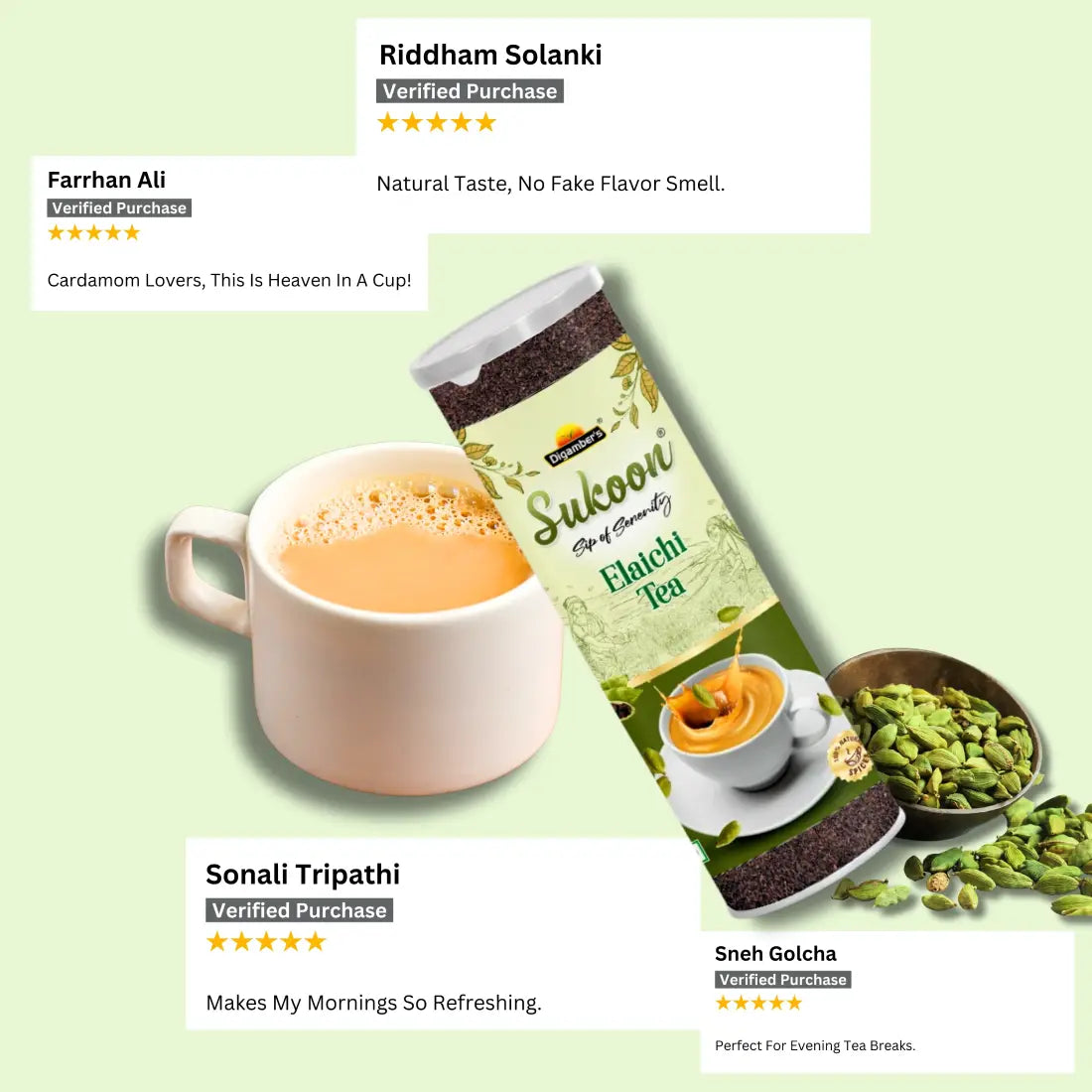 Sukoon Premium Elaichi Tea- 125gm