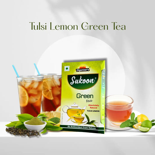 Sukoon Lemon Tulsi Green Tea