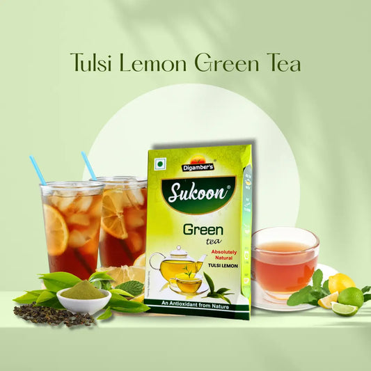 Sukoon Lemon Tulsi Green Tea