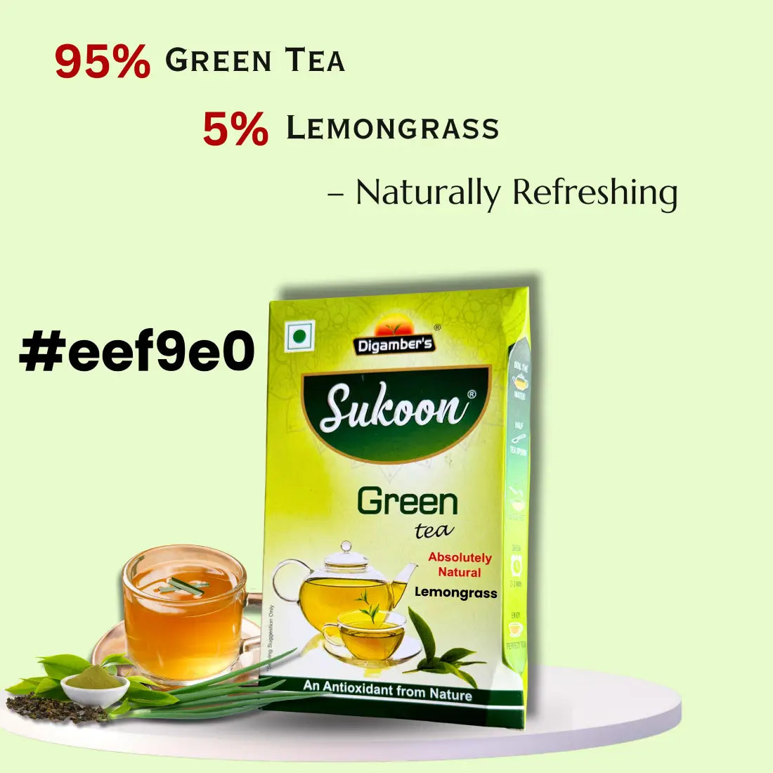 Sukoon Lemongrass Green Tea