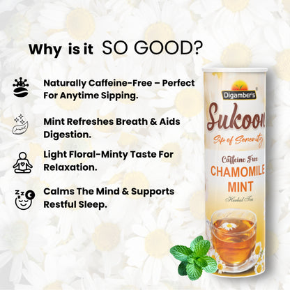 Sukoon Chamomile Mint Tea- 40gm