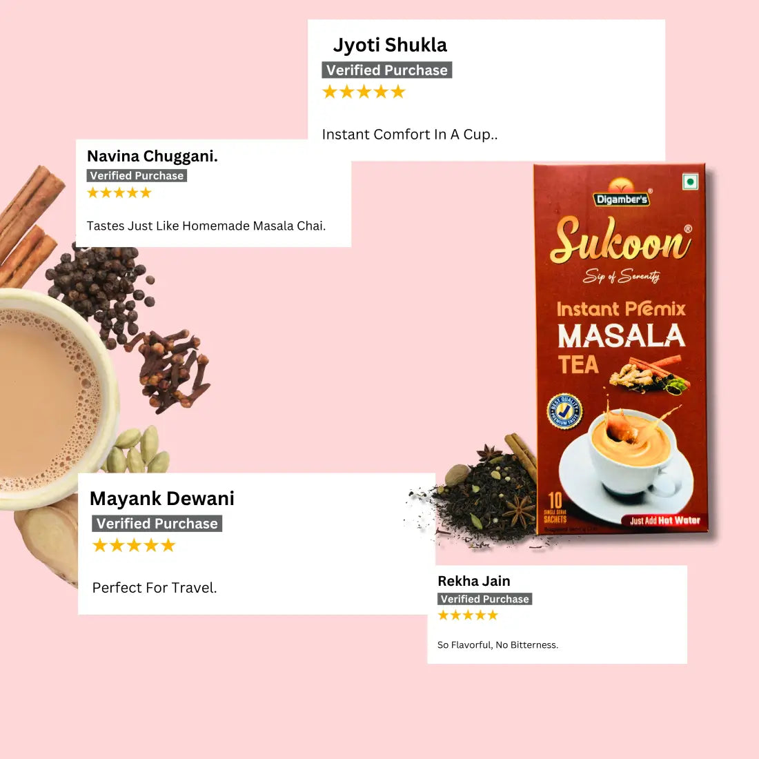 Sukoon Masala Instant Tea