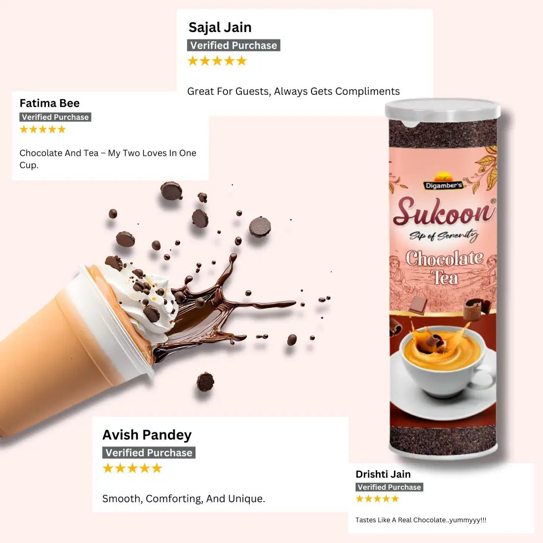 Sukoon Premium Chocolate Tea- 125gm