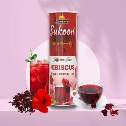 Sukoon Hibiscus Spice Herbal Tea- 100gm