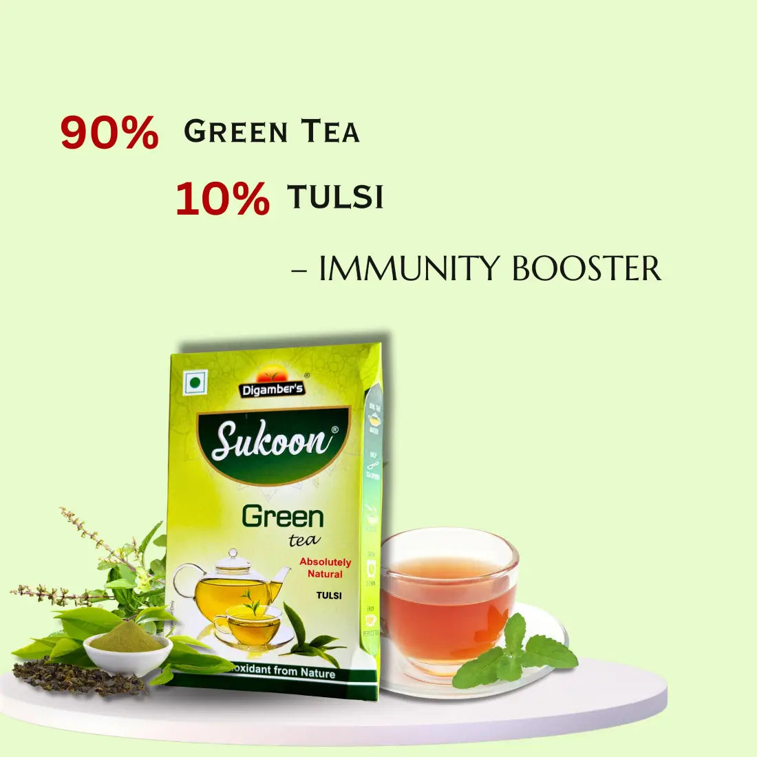 Sukoon Tulsi Green Tea