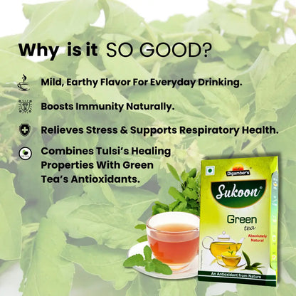Sukoon Tulsi Green Tea